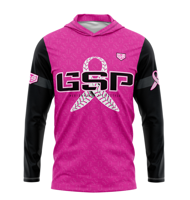 Breast Cancer Awareness Stitch Lightweight Pullover