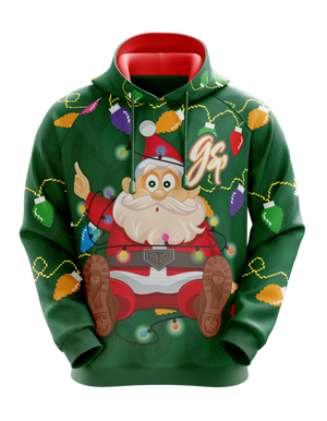 2024 Ugly Sweater Fleece Hoodie (in stock)