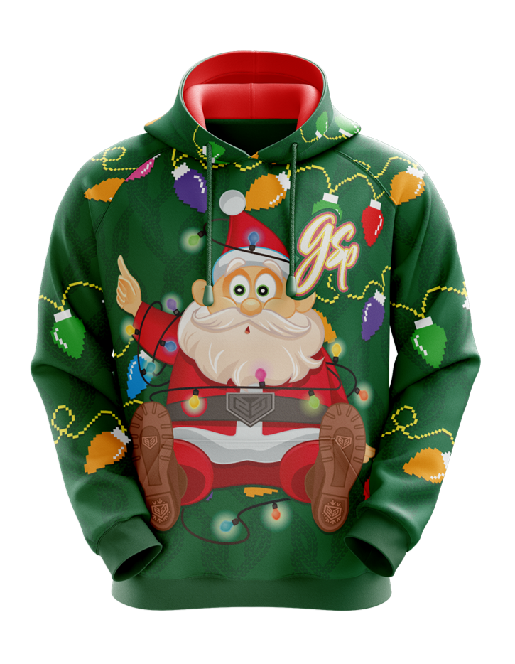 2024 Ugly Sweater Fleece Hoodie (in stock)