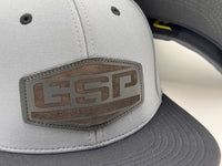 GSP Hex PTS20 Hat - Char/Black with Black Leather Patch