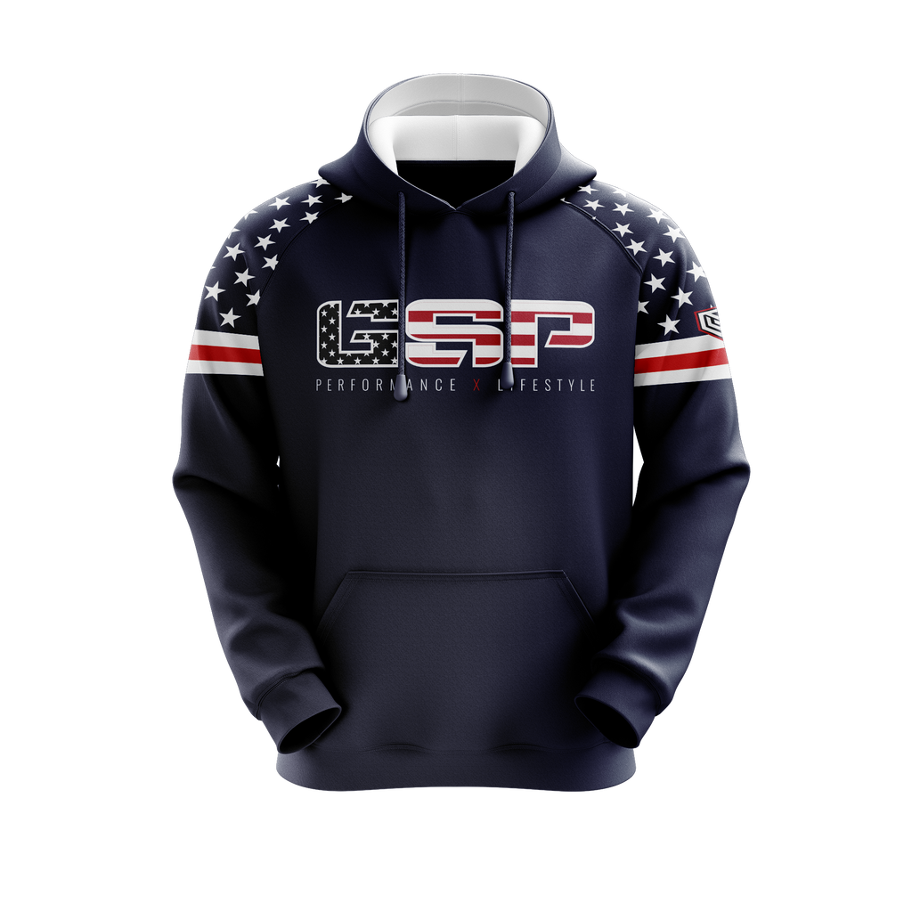 GSP Prime America Fleece Hoodie (stock)