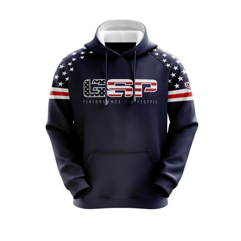 GSP Prime America Fleece Hoodie (stock)