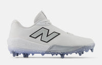New Balance FuelCell Comp v4 Molded Cleats :  White CCOMPTW4