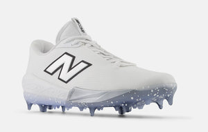 New Balance FuelCell Comp v4 Molded Cleats :  White CCOMPTW4
