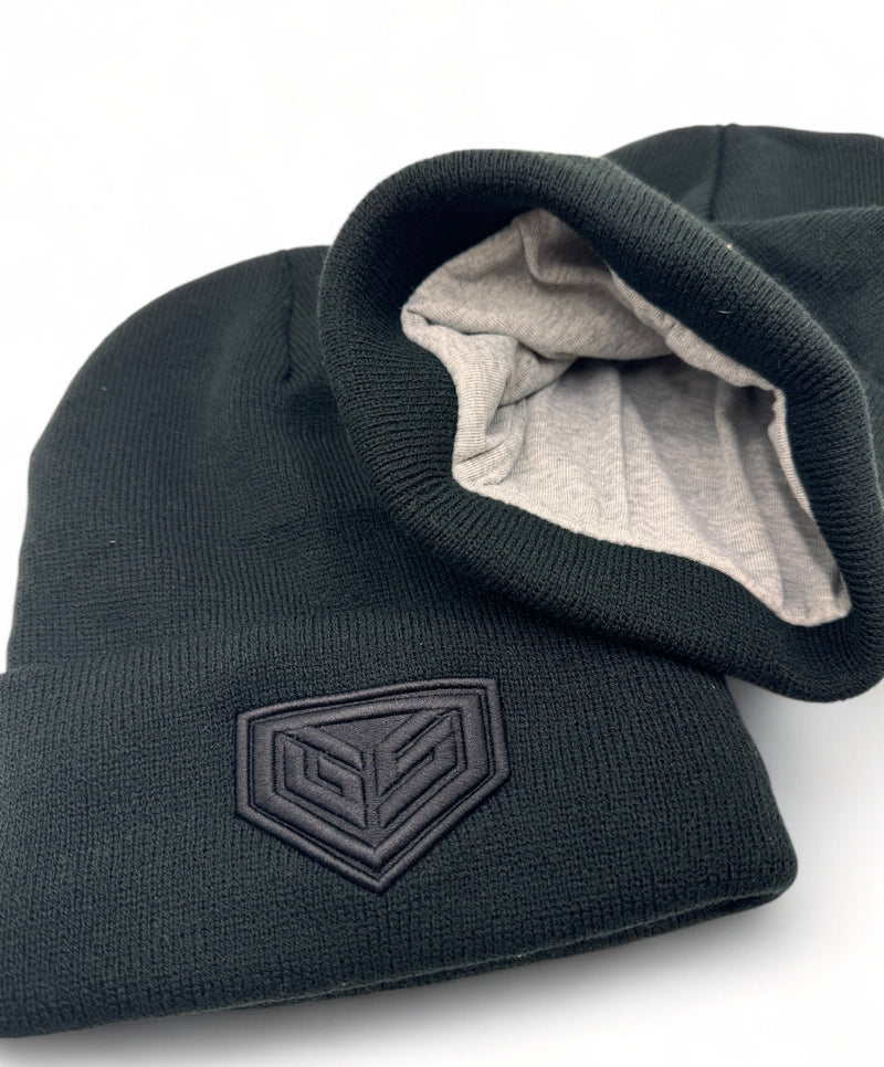 GS Sports Crest Lined Beanie - Blackout