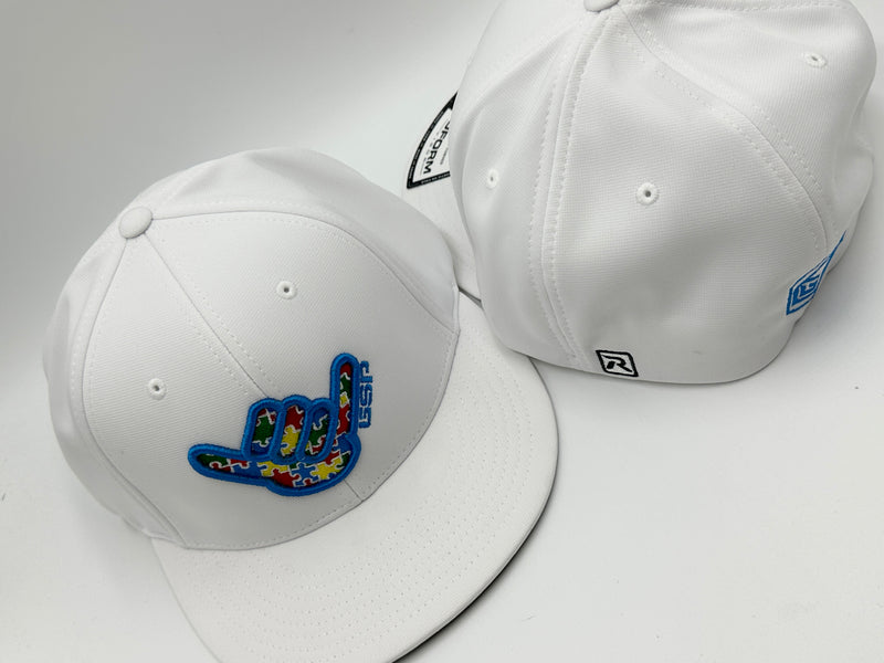 GS Sports Autism Shaka PTS20 Hat - White