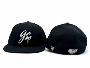 GSP Script Flexfit PTS20M Hat - Black with White