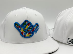 GS Sports Autism Shaka PTS20 Hat - White