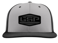 GSP Hex PTS20 Hat - Char/Black with Black Leather Patch