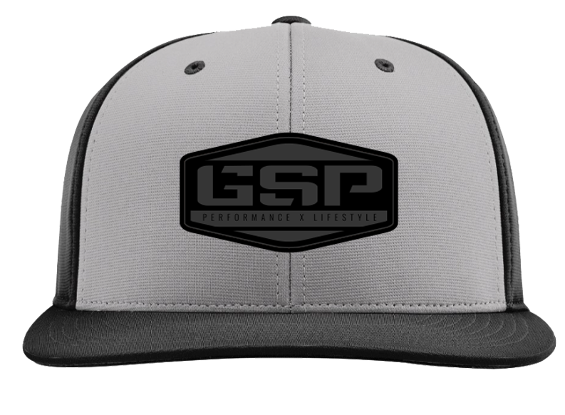 GSP Hex PTS20 Hat - Char/Black with Black Leather Patch