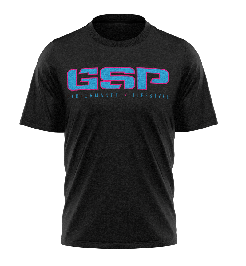 GSP PXL Pink Teal Graphics Tee