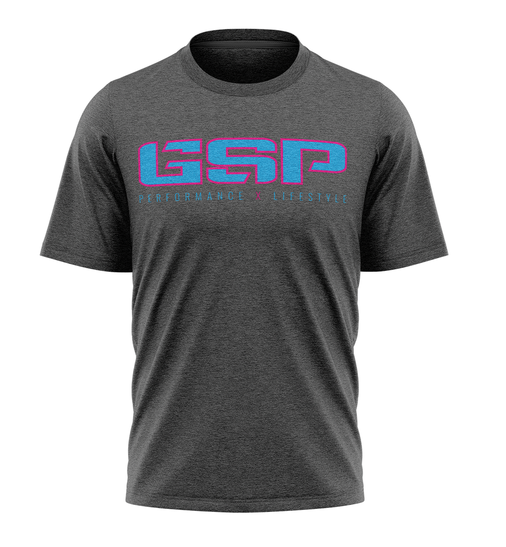 GSP PXL Pink Teal Graphics Tee