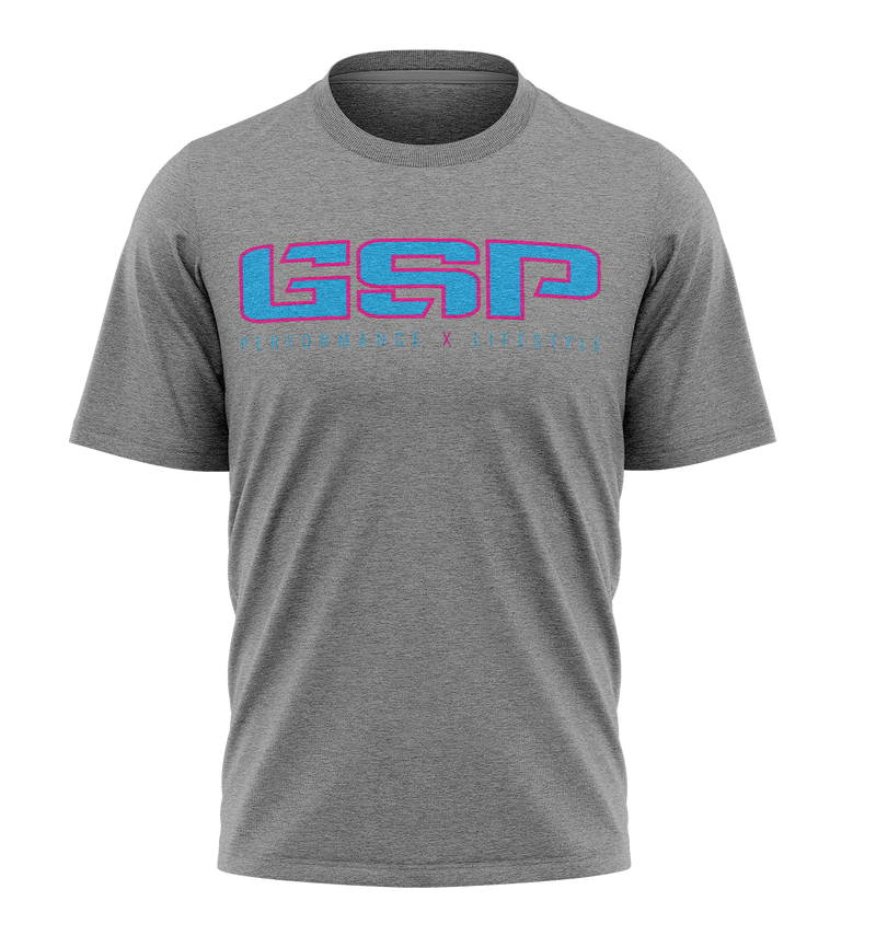 GSP PXL Pink Teal Graphics Tee