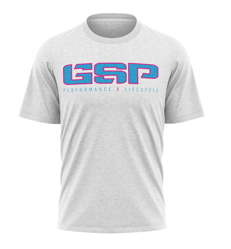 GSP PXL Pink Teal Graphics Tee