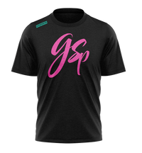 GSP Scripted Pink Teal Graphics Tee