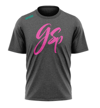 GSP Scripted Pink Teal Graphics Tee