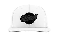 GS Sports Lifestyle PTS20 Hat - White with Black Leather Patch