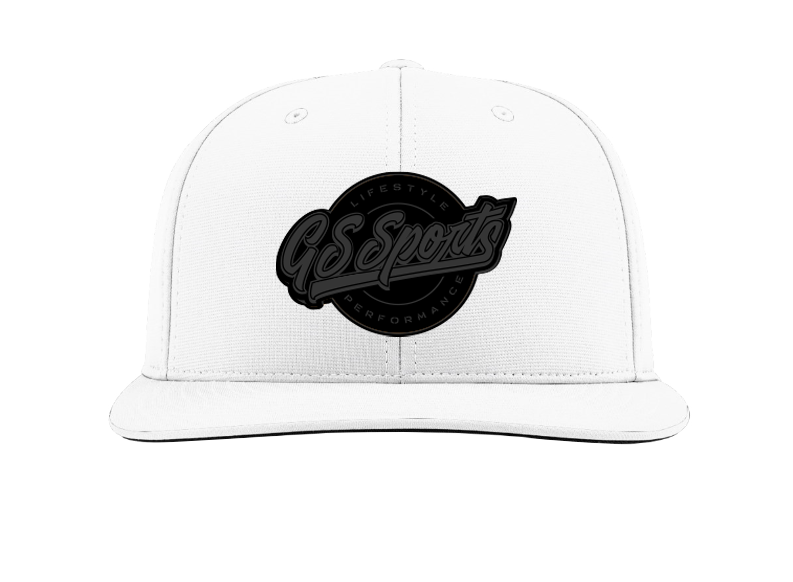 GS Sports Lifestyle PTS20 Hat - White with Black Leather Patch