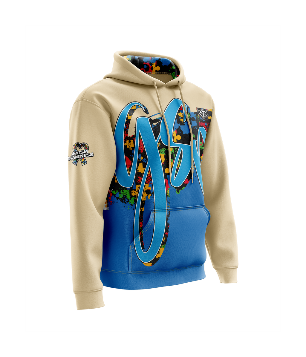 2024 Autism Awareness Fleece Hoodie (stock)