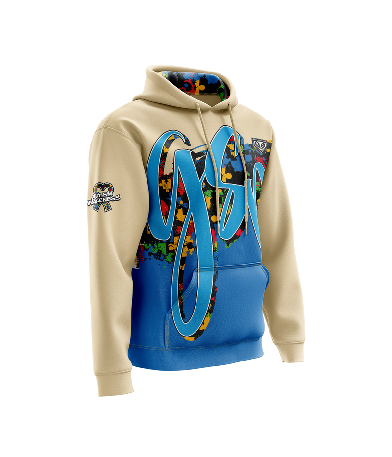 2024 Autism Awareness Fleece Hoodie (stock)