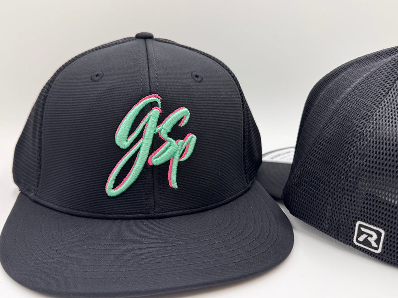 GSP Script Flexfit PTS20M Hat - Black Watermelon