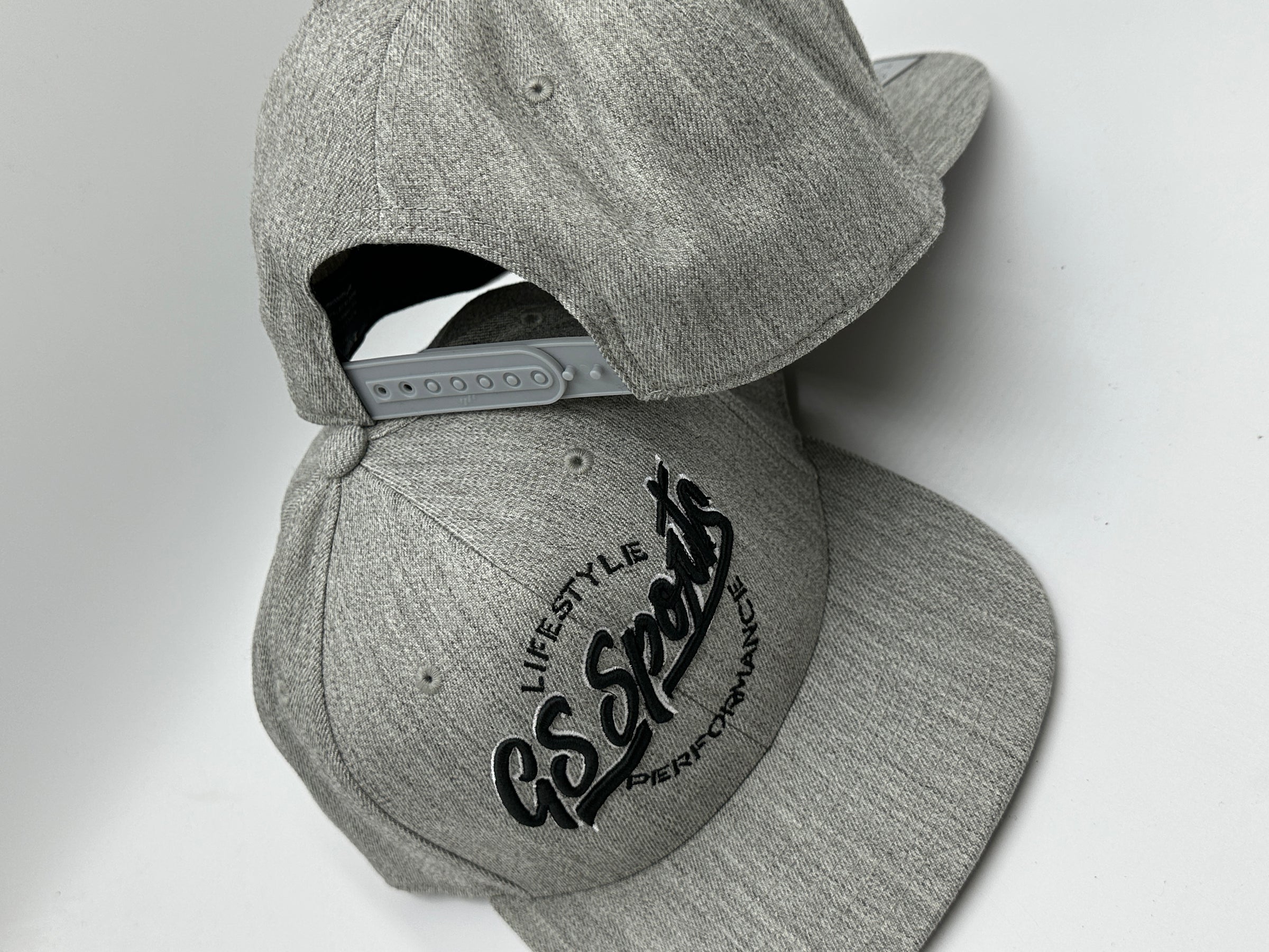 Grey Snapback Hat, Flat Bill Snapback Hat