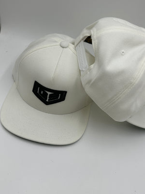 GS Sports Crest Flatbill Snapback Hat - Cream