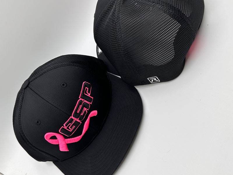 GSP BCA PTS20M Hat - Black with Neon Pink