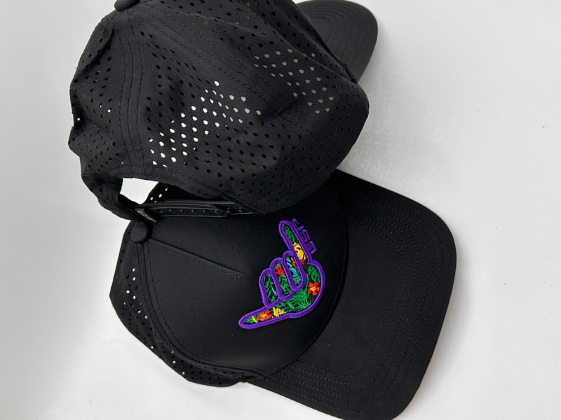 GSP Icon Lifestyle 5 Panel Snapback Hat - Purple Shaka