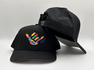 GSP Icon Lifestyle Snapback Hat - Autism Shaka
