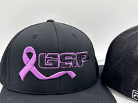 GSP Purple Ribbon PTS20M Hat - Black with Purple