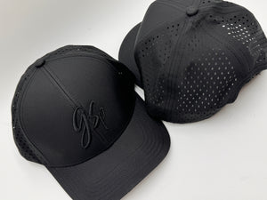 GSP Icon Lifestyle Snapback Hat - Blackout GSP Scripted