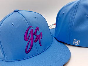 GSP Script Flexfit PTS20 Hat - Baby Blue Purple