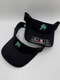 GSP Script Visor - Black with Mint