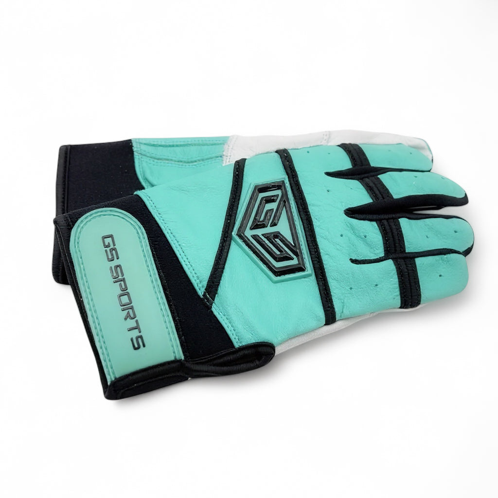 GS Sports Apex V2 Premium Leather Batting Glove - Mint