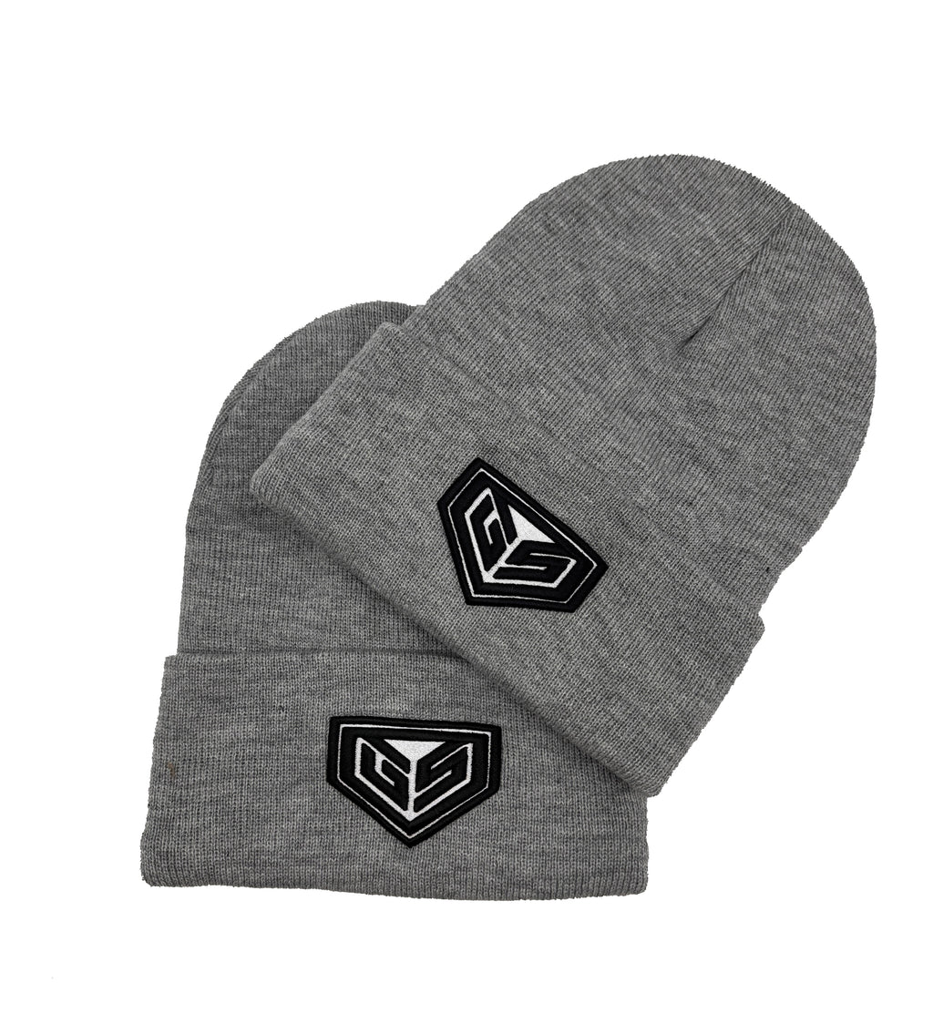 GS Sports Crest Lined Beanie - Heather Grey