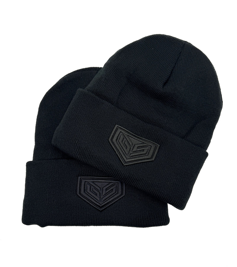 GS Sports Crest Lined Beanie - Blackout