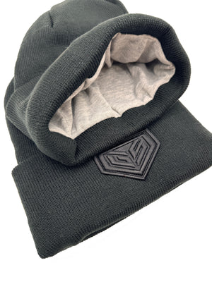 GS Sports Crest Lined Beanie - Blackout
