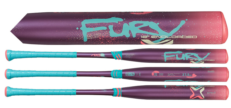 2025 AXE Fury 2PC 12" Endloaded USSSA Slowpitch Softball Bat L154P12-FLR