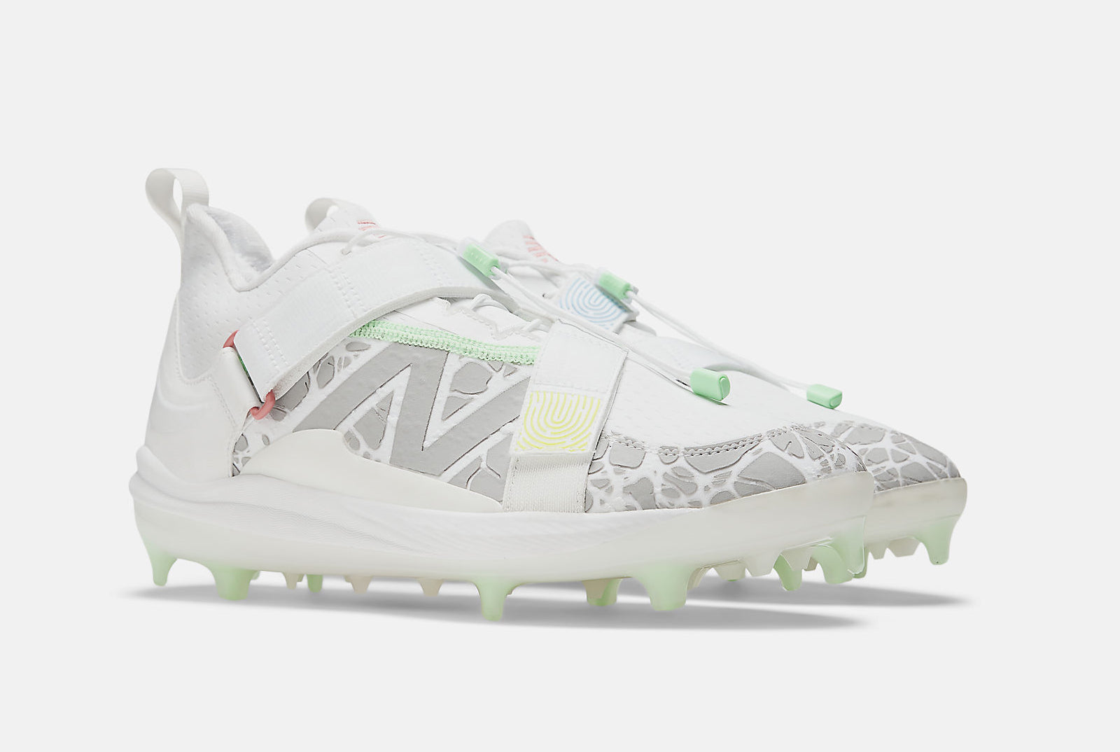[New Balance]★FuelCell Lindor 2★人工芝用Unisex Baseball 白 New Balance FuelCell Lindor 2 Comp Molded Cleats - White