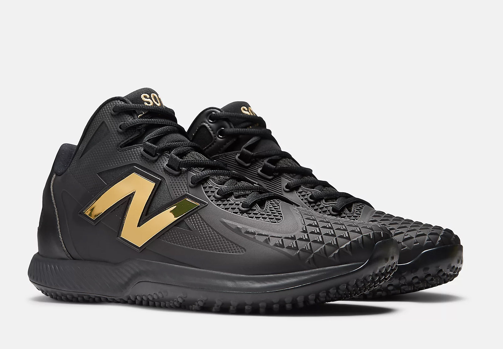 Men's New Balance Shohei Ohtani 1 Turf White/Gold 2024