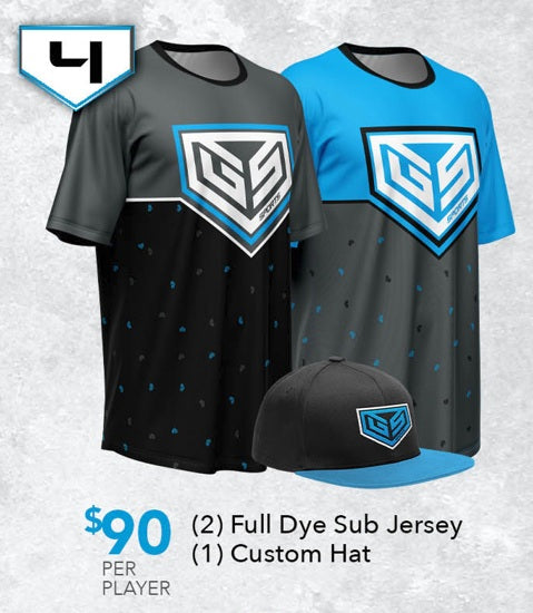 Custom Team Uniform Package 4 - $90 per player