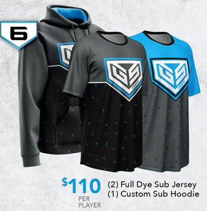 Custom Team Uniform Package 6 - $110 per player