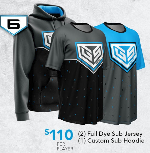 Custom Team Uniform Package 6 - $110 per player