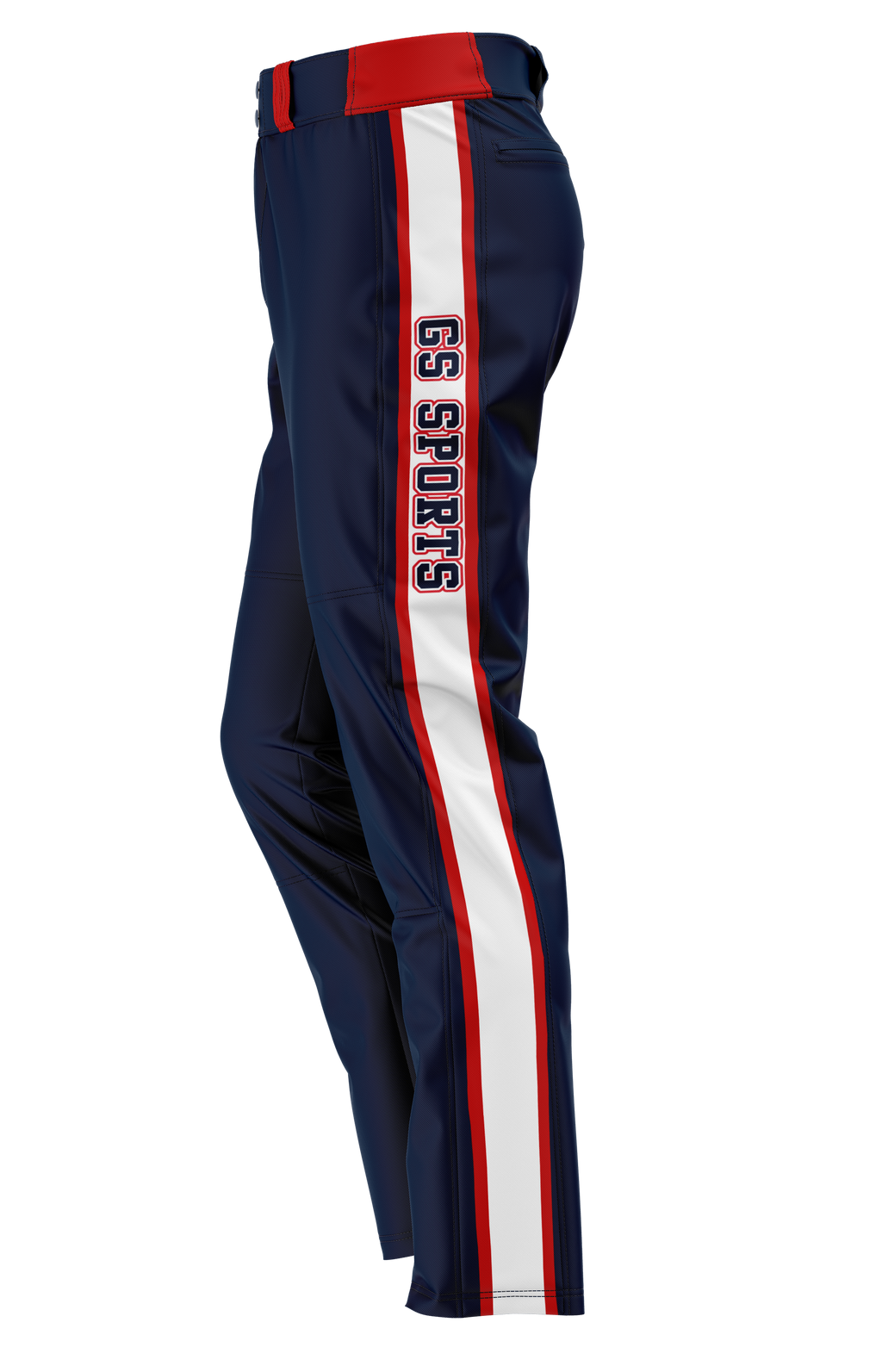 Mens Softball Pants - Red White Blue