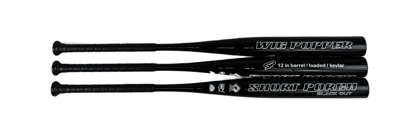 2025 Short Porch Wig Popper Blackout 1PC Senior Slowpitch Softball Bat