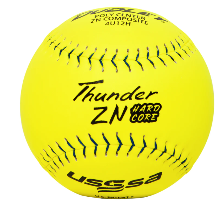 Dudley 12 Inch ZN Fastpitch Practice Softballs .47-375 No Logo - One D