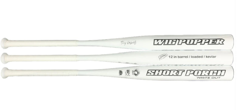 2025 Short Porch Wig Popper Kevlar Whiteout 1PC Senior Slowpitch Softball Bat