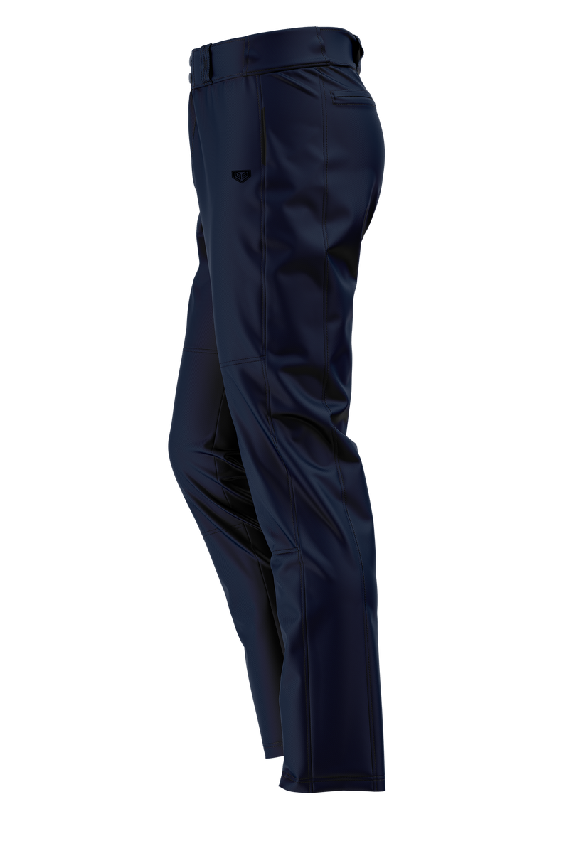 GS Sports Womens Solid Softball Pants - Navy