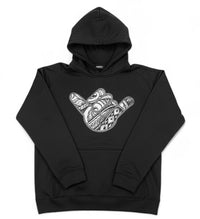 GSP Performance Fleece Hoodie - Black Tribal Shaka